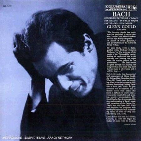 BACH J.S.:ITALIAN CONCERTO,PARTITA NO.1 & 2/GOULD