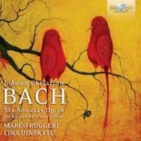 BACH J.C.:SIX SONATAS OP.16 FOR VIOLIN