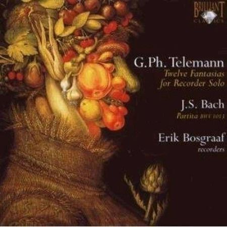 TELEMANN:12 FANTASIAS FOR RECORDER SOLO