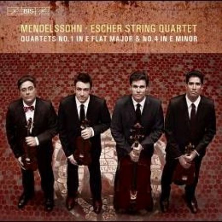 Slika MENDELSSOHN:QUARTETS NO.1 & 4 /ESCHER STRING QUARTET