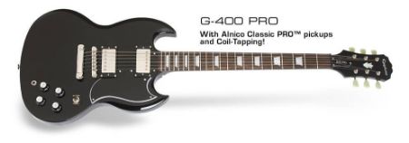 EPIPHONE ELEKTRIČNA KITARA SG G400 PRO EB