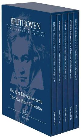 Slika BEETHOVEN:THE FIVE PIANO CONCERTOS SCORE