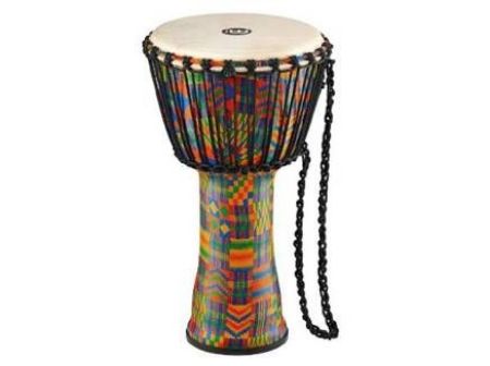 MEINL 10'' AFRICAN DJEMBE KENYAN QUILT TRAVEL GOAT SKIN HEAD