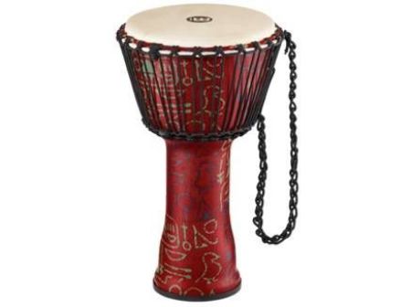 MEINL 10'' AFRICAN DJEMBE PHARAOHS SCRIPT TRAVEL GOAT SKIN HEAD