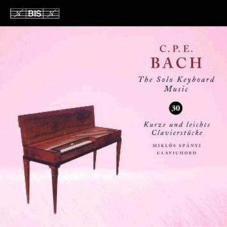 Slika BACH C.P.E.:THE SOLO KEYBOARD MUSIC VOL.30