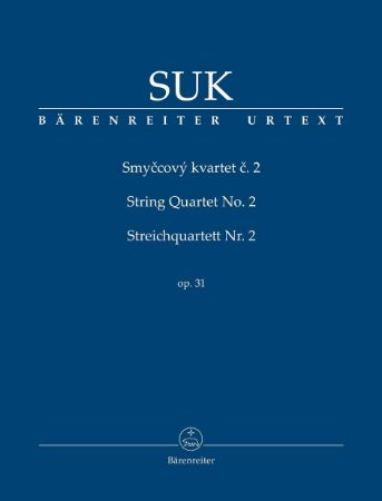 SUK:STRING QUARTET NO.2 SCORE