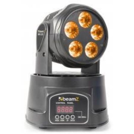 Slika BEAMZ MHL90 Mini Moving Head Wash 5x 18W RGBAW-UV LEDs