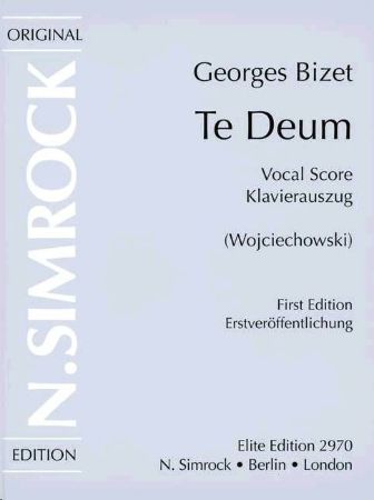 Slika BIZET:TE DEUM VOCAL SCORE