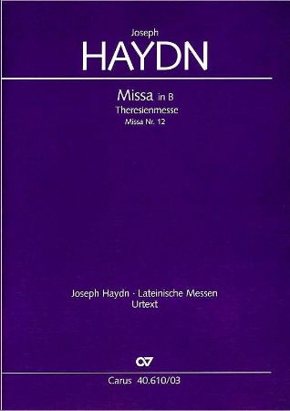 Slika HAYDN:THERESIENMESSE VOCAL SCORE