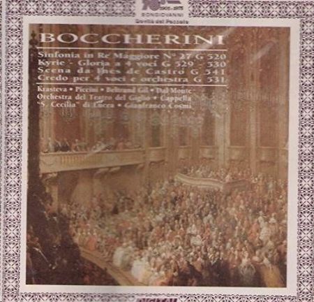 BOCCHERINI:SINFONIA IN RE-MAGGIORE