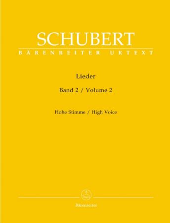 Slika SCHUBERT:LIEDER VOL.2 HIGH VOICE