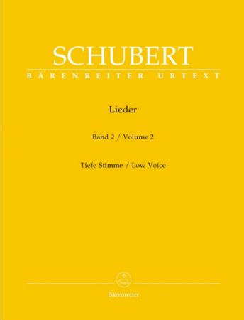 Slika SCHUBERT:LIEDER VOL.2 LOW VOICE