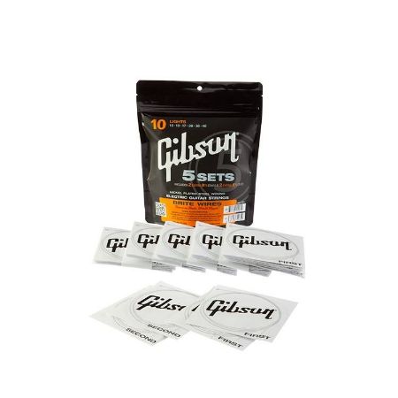 GIBSON SET SVP-700L BRITE WIRES 010-046 5PACK