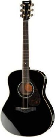 YAMAHA WESTERN EL. KITARA LL6 BLACK A.R.E.