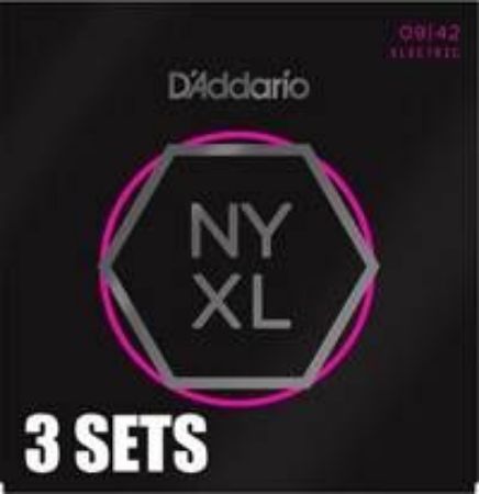 Slika DAddario strune za električno kitaro NYXL0942-3PACK  009-042