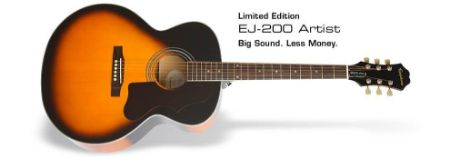 Slika EPIPHONE AKUSTIČNA EJ-200 Artist Acoustic VS