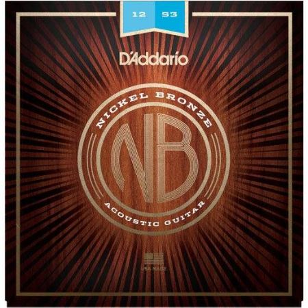 DAddario strune za akustično kitaro NB1253 Nickel Bronze 12-53