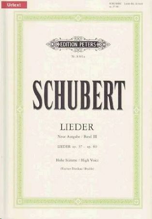 SCHUBERT:LIEDER OP.37-OP.80 BAND 3 HIGH VOICE