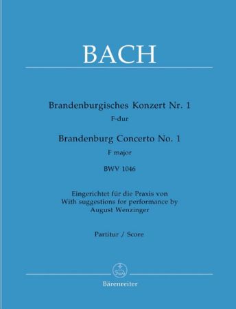 BACH J.S.:BRANDENBURG CONCERTO NO.1 SCORE