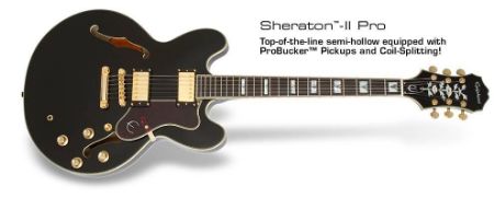 EPIPHONE ELEKTRIČNA KITARA SHERATON-II PRO EB