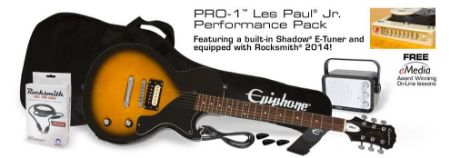 Slika EPIPHONE ELEKTRIČNA KITARA PRO-1™ Les Paul Jr. Performance Pack VS