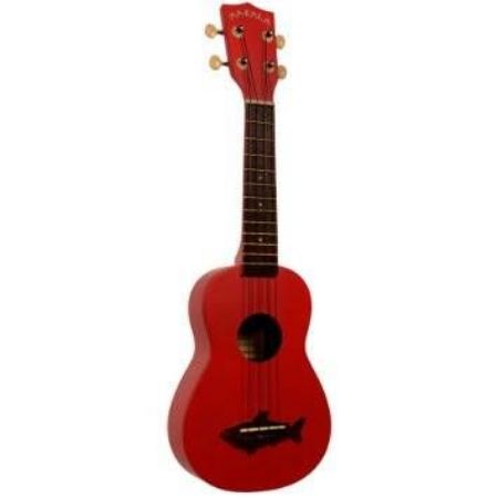 MAKALA RED SHARK SOPRAN UKULELE  mk-ss-red inc.gigbag