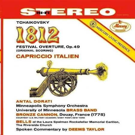 TCHAIKOVSKY:1812 FESTIVAL OVERTURE /DORATI  2LP