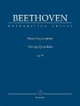 BEETHOVEN:STRING QUARTETS OP.59 STUDY SCORE