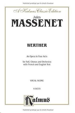 Slika MASSENET:WERTHER VOCAL SCORE