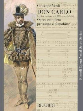 Slika VERDI:DON CARLO VOCAL SCORE