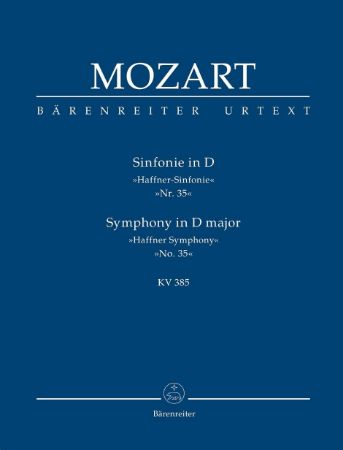 MOZART:SINFONIE IN D HAFFNER NR.35 STUDY SCORE