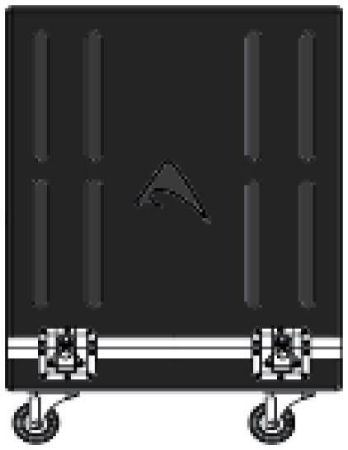 Slika PROEL AXIOM kovček za 4x AX800A AXCASE08