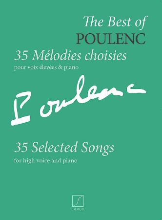 Slika POULENC:35 SELECTED SONGS FOR HIGH VOICE AND PIANO
