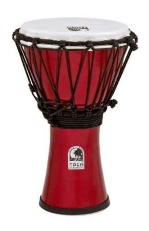 Slika TOCA DJEMBE 7'' FREESTYLE COLORSOUND TFCDJ-7MR METALLIC RED