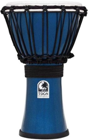 TOCA DJEMBE 7'' FREESTYLE COLORSOUND TFCDJ-7MB METALLIC MODRA