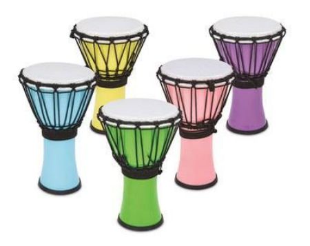 Slika TOCA DJEMBE 7'' FREESTYLE COLORSOUND TFCDJ-7PB PASTEL MODRA