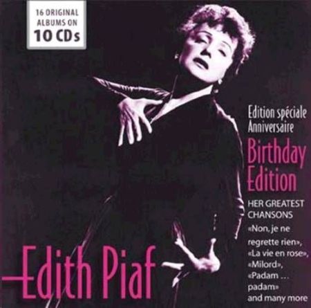 Slika EDITH PIAF BIRTHDAY EDITION 10CD COLL.