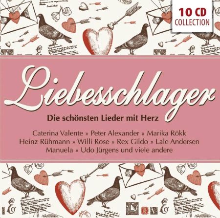 Slika LIEBESSCHLSGER DIE SCHOSTEN LIEDER MIT HERZ 10CD COLL.