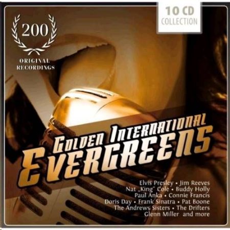 GOLDEN INTERNATIONAL EVERGREENS 10CD COLL.