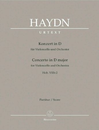 HAYDN:CONCERTO IN D MAJOR CELLO SCORE