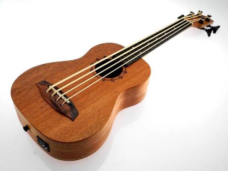 Slika Koki'o ukulele EQ fretted bass mahogany w/lightcase