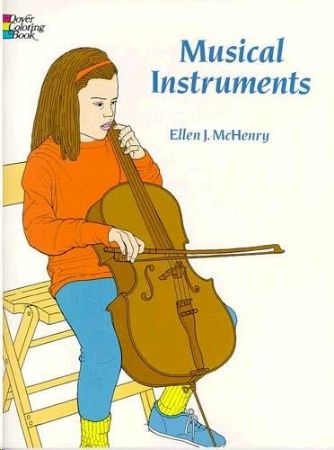 Slika MUSICAL INSTRUMENTS COLORING BOOK