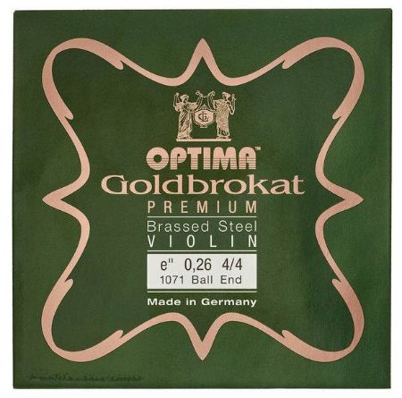 STRUNA ZA VIOLINO OPTIMA GOLDBROKAT - MEDIUM 0,26 BRASS