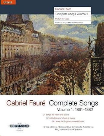 Slika FAURE:COMPLETE SONGS VOL.1 MEDIUM VOICE