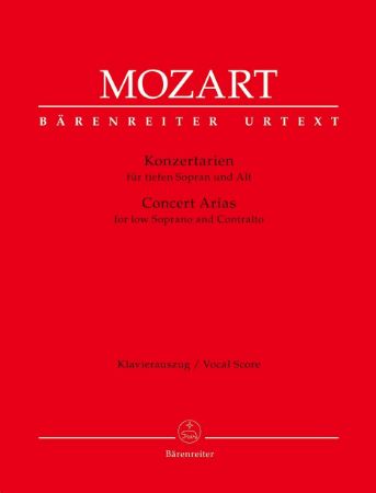 Slika MOZART:CONCERT ARIAS FOR LOW SOPRANO AND CONTRALTO