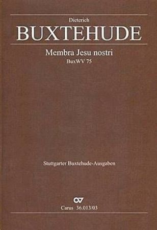 BUXTEHUDE:MEMBRA JESU NOSTRI BuxWV75 VOCAL SCORE