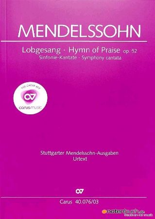 Slika MENDELSSOHN:LOBGESANG OP.52 