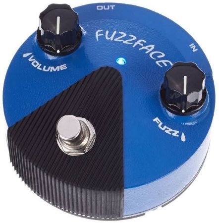 Slika DUNLOP PEDAL SILICON FUZZ FACE MINI BLUE