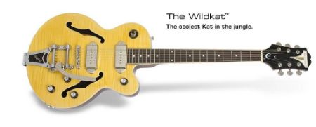 EPIPHONE ELEKTRIČNA KITARA WILDKAT Ant. Natural w/Bigsby