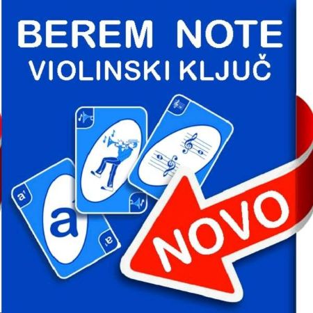 BEREM NOTE SET IGRALNIH KART (VIOLINSKI)